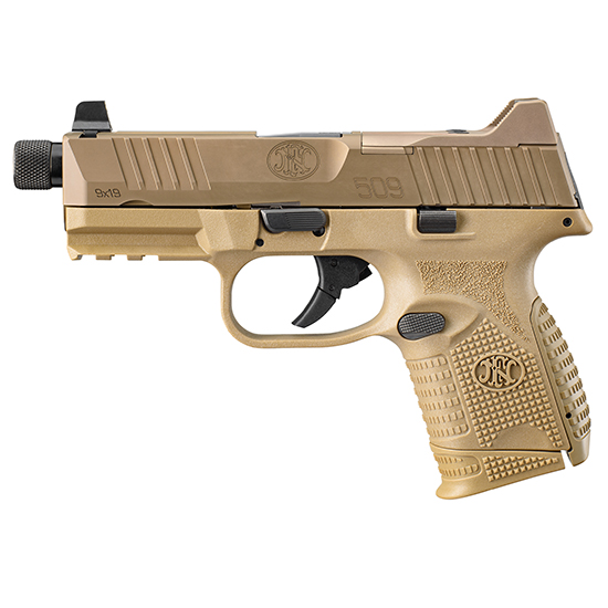 FN 509C TACTICAL FDE 9MM 4.32'' NS 12RD 24RD - Pistols